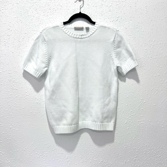 Nordstrom white Knit Sweater medium - Picture 1 of 8